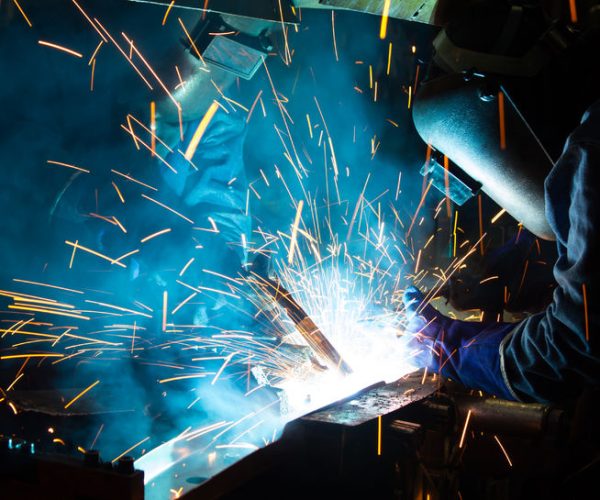 45049306 - the working in welding skill up. manufacturing of car